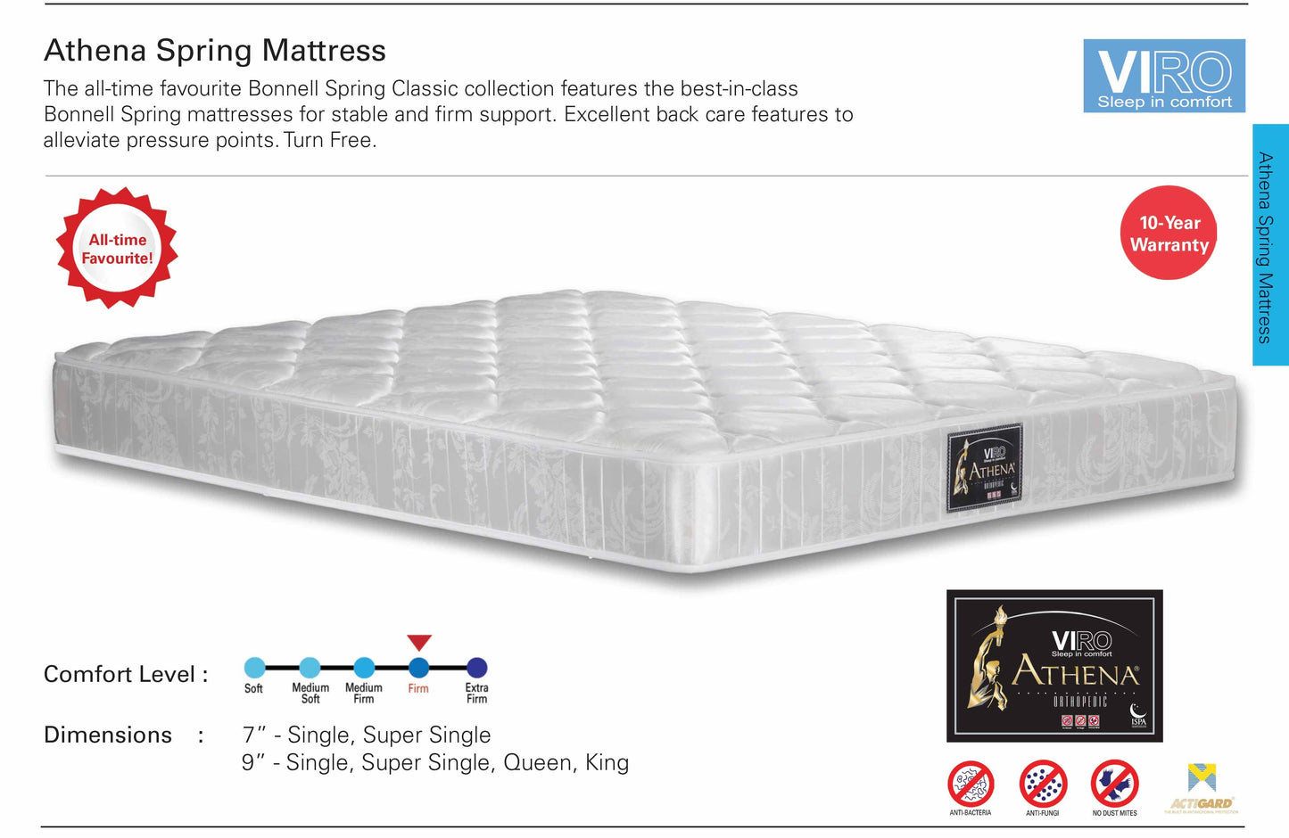 Viro Athena Prime Spring Mattress
