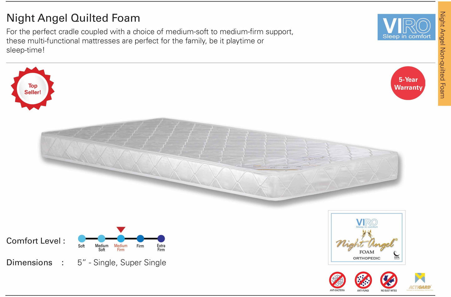 Viro Night Angel Quilted Foam
