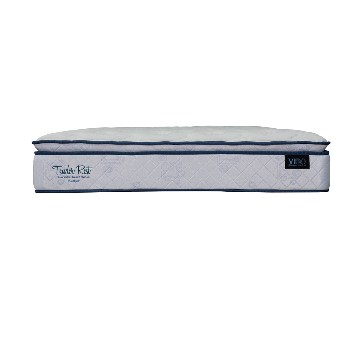 viro tender rest pillow top spring mattress fabric