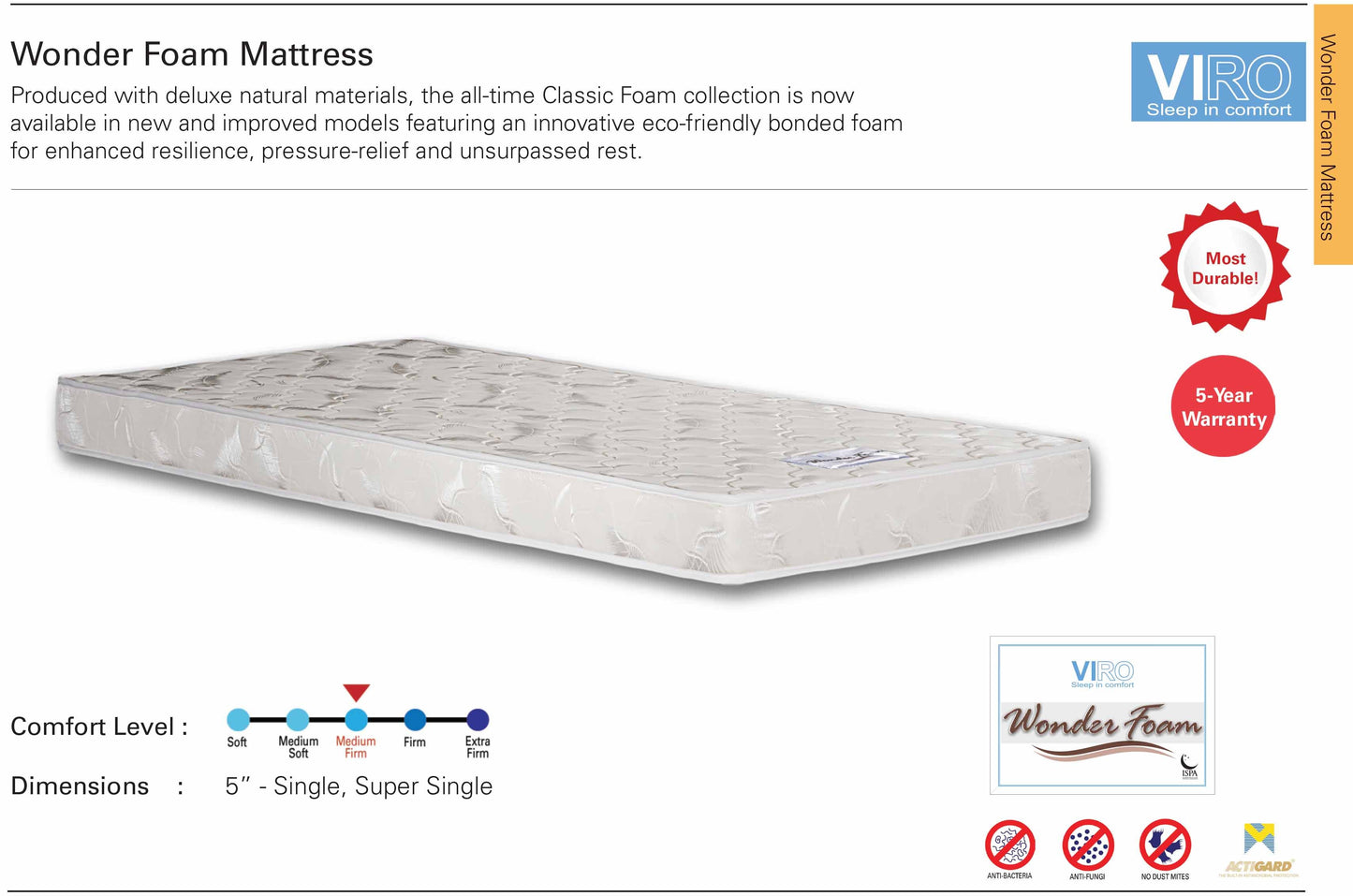 Viro Wonder Foam Mattress