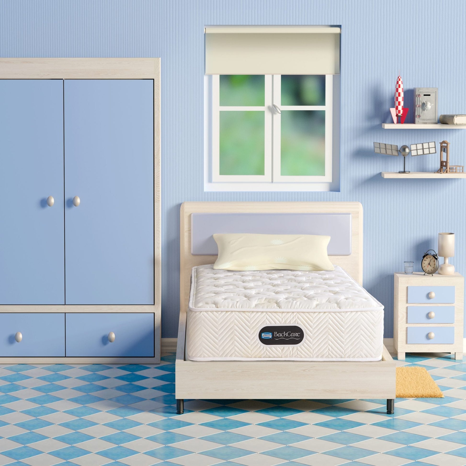 simmons backcare kids 2 mattress