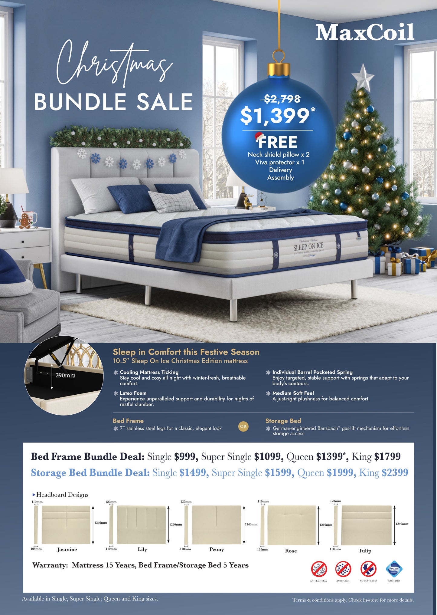 Maxcoil Sleep On Ice Mattress