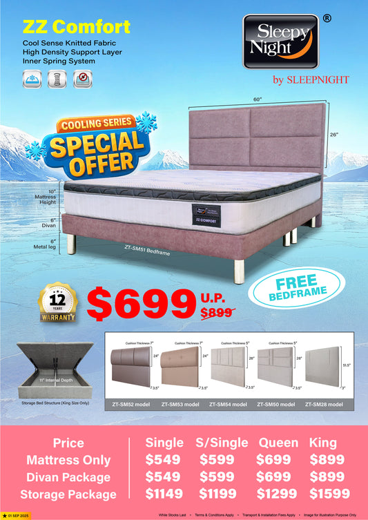 Sleepynight zz comfort spring mattress