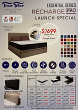 Load image into Gallery viewer, Four Star Recharge Pro Mattress Bundle