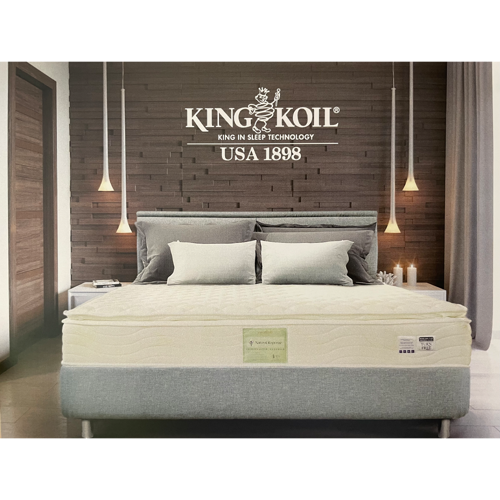 King Koil Natural Response Latex Pillow Top Pocketed Spring Mattress