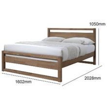 Load image into Gallery viewer, Wooden Bedframe Dimension