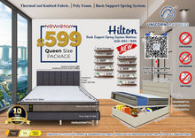 Load image into Gallery viewer, Unicorn Hilton Back Support Spring System Mattress + Bedframe Bundle