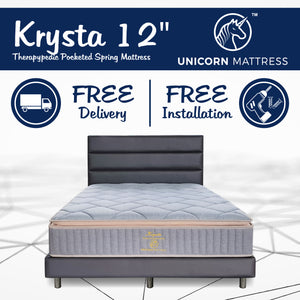 Krysta Pocketed Spring Therapypedic Mattress + Bedframe Bundle