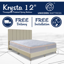 Load image into Gallery viewer, Krysta Pocketed Spring Therapypedic Mattress + Bedframe Bundle