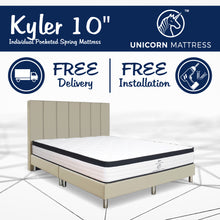 Load image into Gallery viewer, Unicorn Kyler Pocketed Spring Mattress Bundle