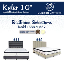 Load image into Gallery viewer, Unicorn Kyler Pocketed Spring Mattress Bundle