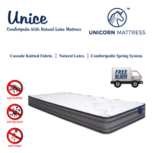 Unicorn Unice Comfortpedic Latex Spring Mattress 