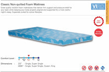 Load image into Gallery viewer, Viro Classic Non Quilted Foam Mattress